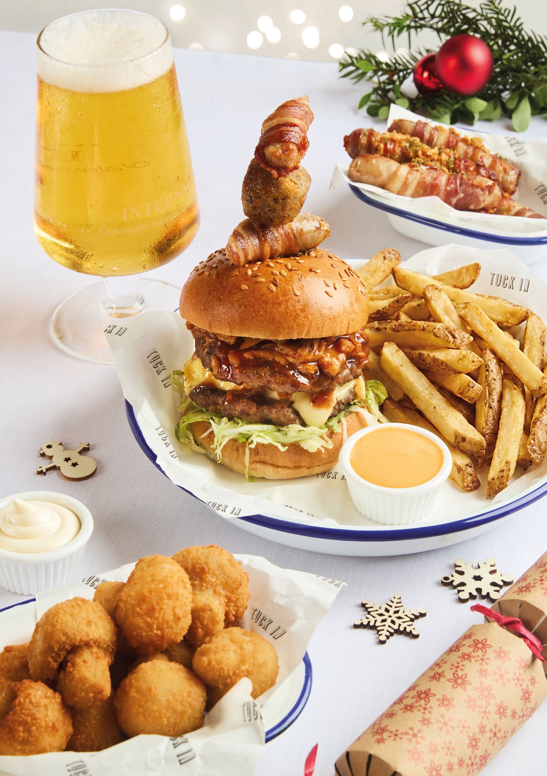 Festive Lunch & Dinner at The Ty-Risha Alehouse in Bridgend
